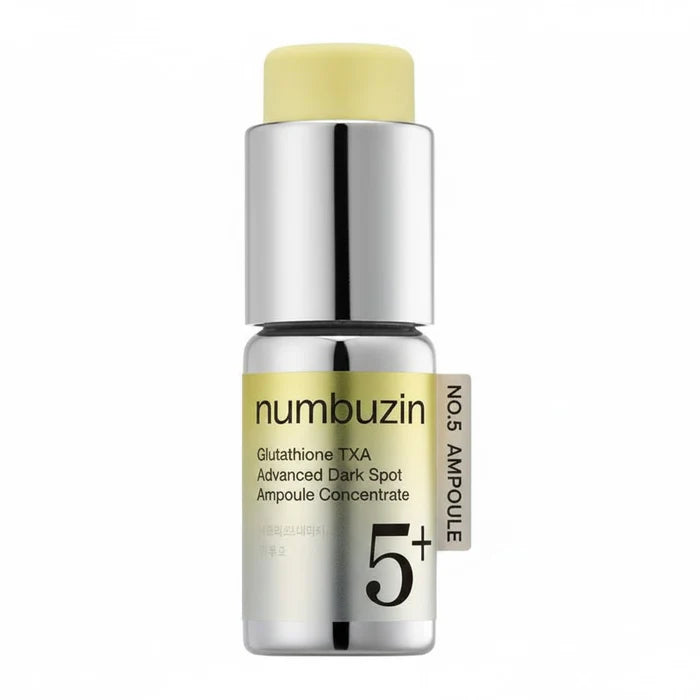 Numbuzin No.5 Glutathione TXA Advanced Dark Spot Ampoule Concentrate   Yasmine Beauty Bar
