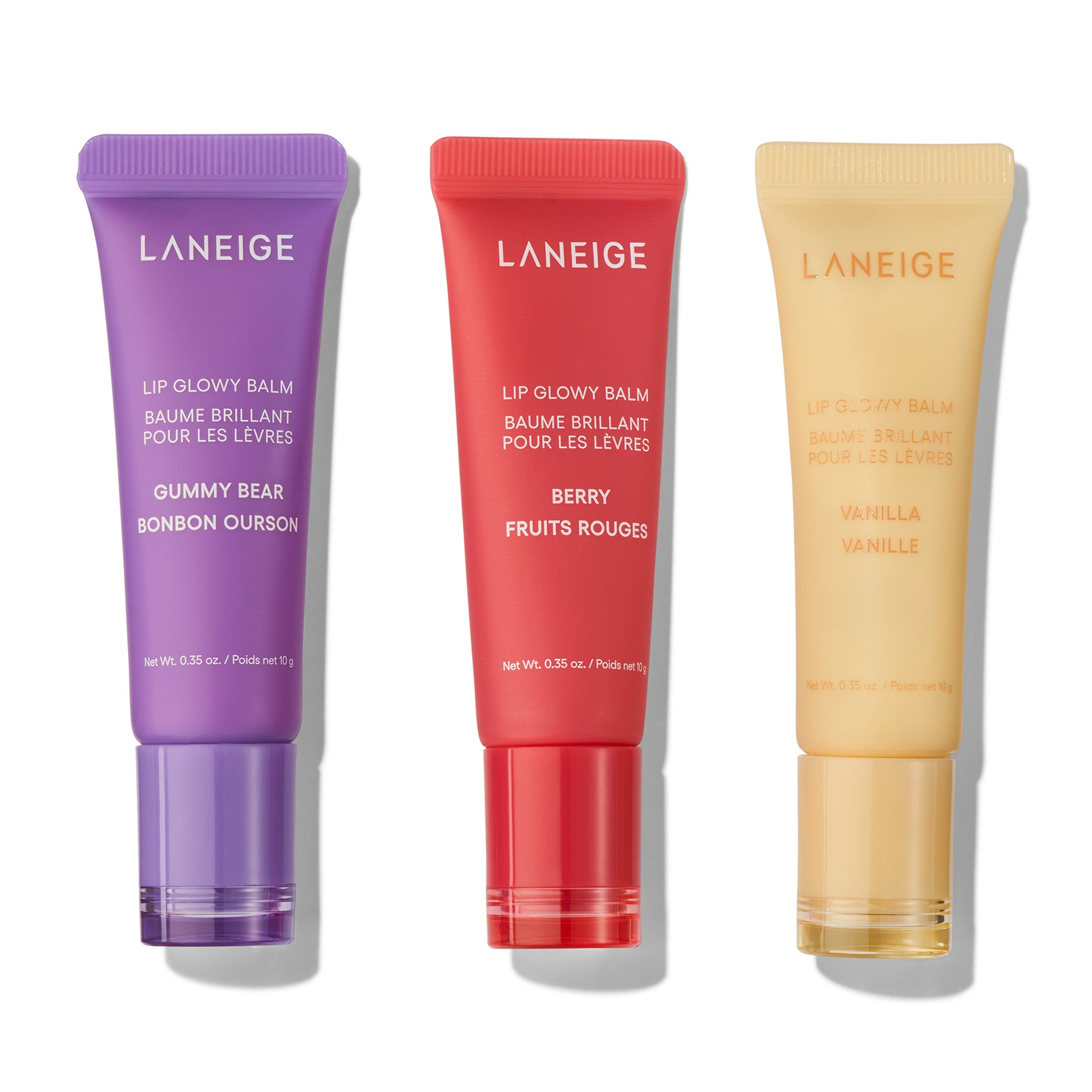 LANEIGE Lip Glowy Balm Trio Set