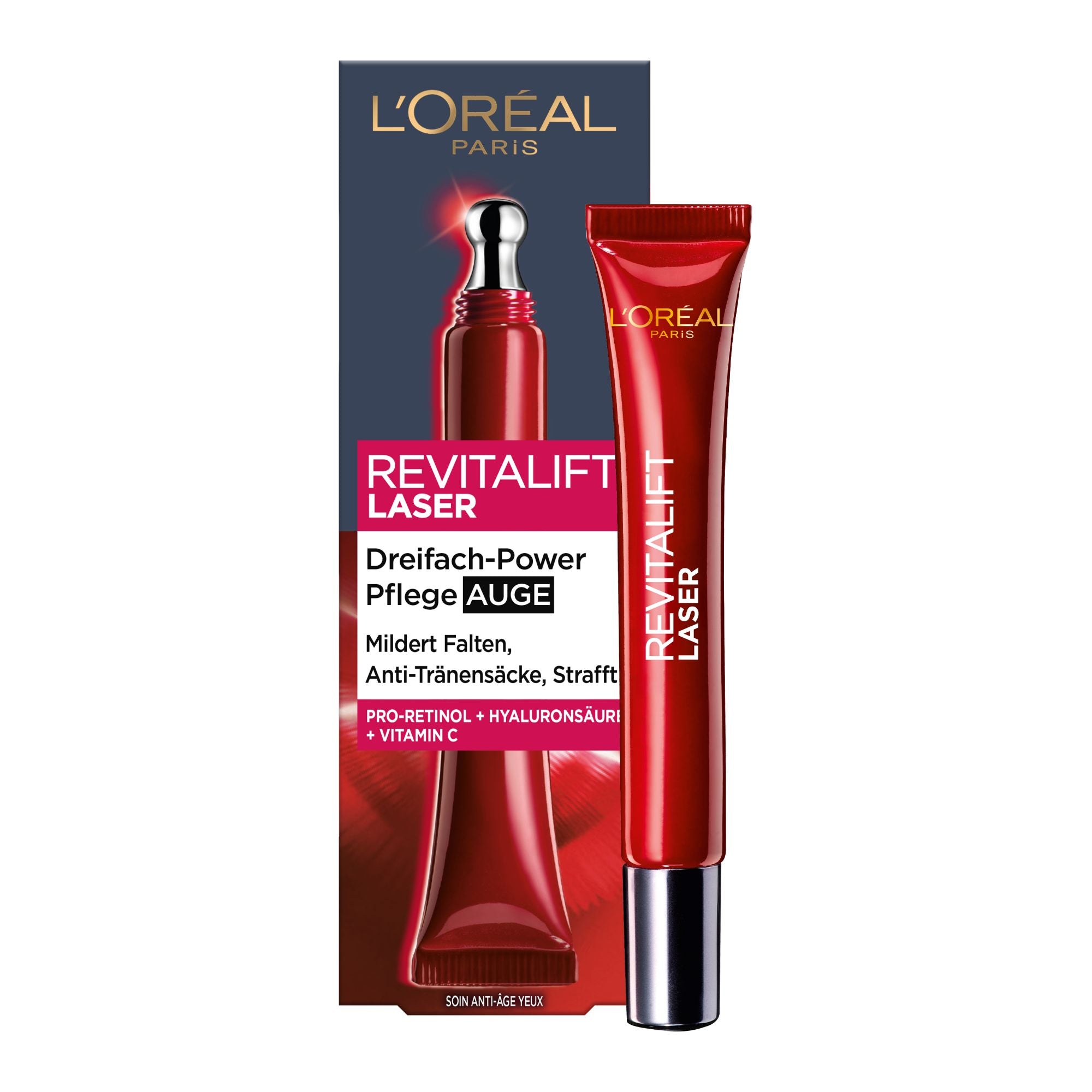 L'Oréal Paris Revitalift Laser Dreifach-Power Pflege Auge Eye Cream