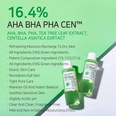 APLB AHA BHA PHA Centella Facial Toner