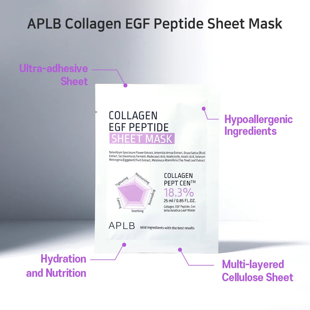 APLB Collagen EGF Peptide Sheet Mask