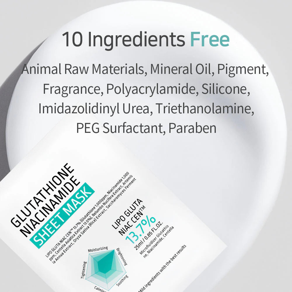 APLB Glutathione Niacinamide Sheet Mask