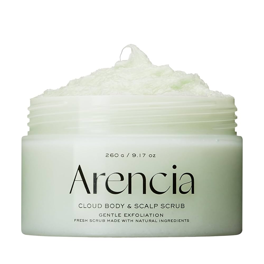 Arencia Fresh Cloud Body & Scalp Scrub Geranium & Primrose