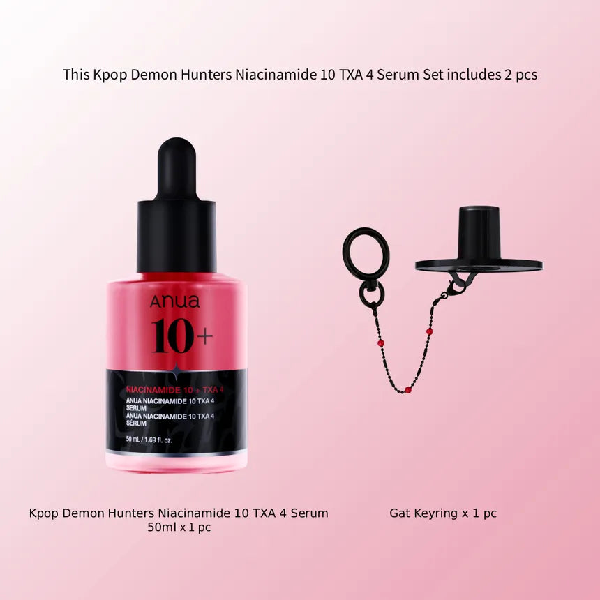 Anua Kpop Demon Hunters Niacinamide 10 TXA 4 Serum Set
