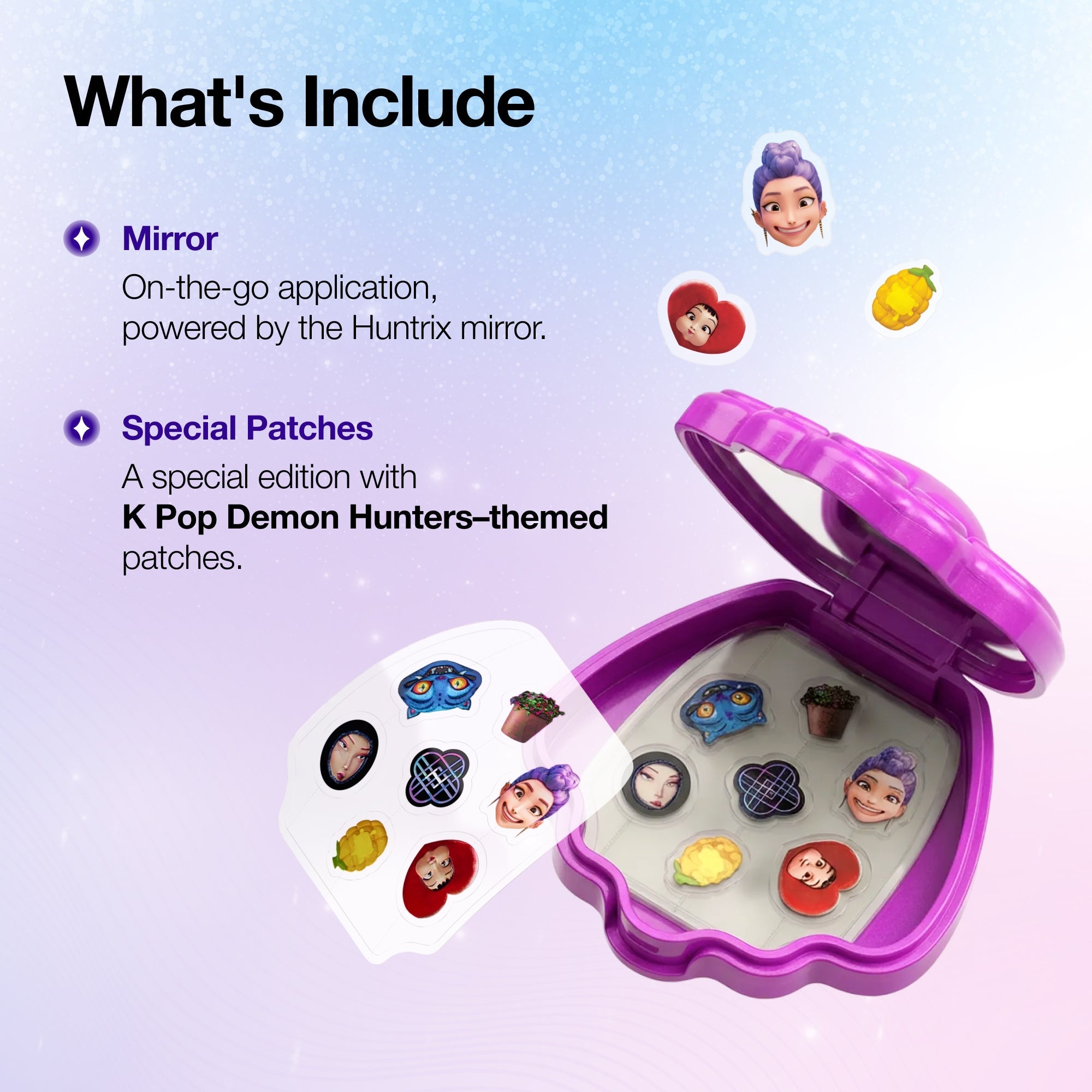 Anua Kpop Demon Hunters Ultra-Thin Spot Cover Patch Case Set