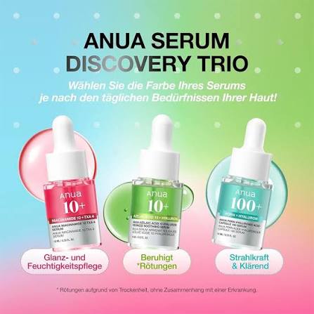 Anua YesStyle Exclusive Serum Mini Trio Set