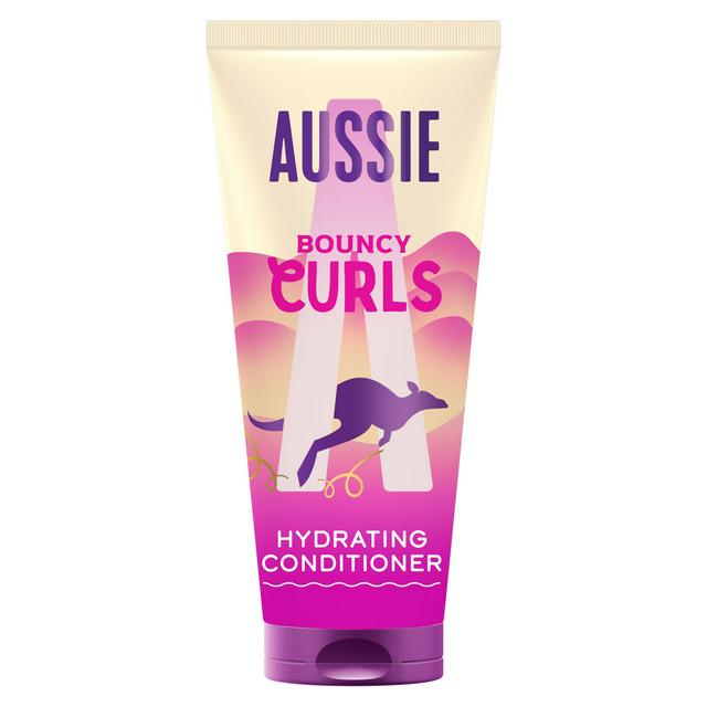 Aussie Bouncy Curls Jojoba Macadamia Nut & Coconut Oils Conditioner For Wavy & Curly Hair