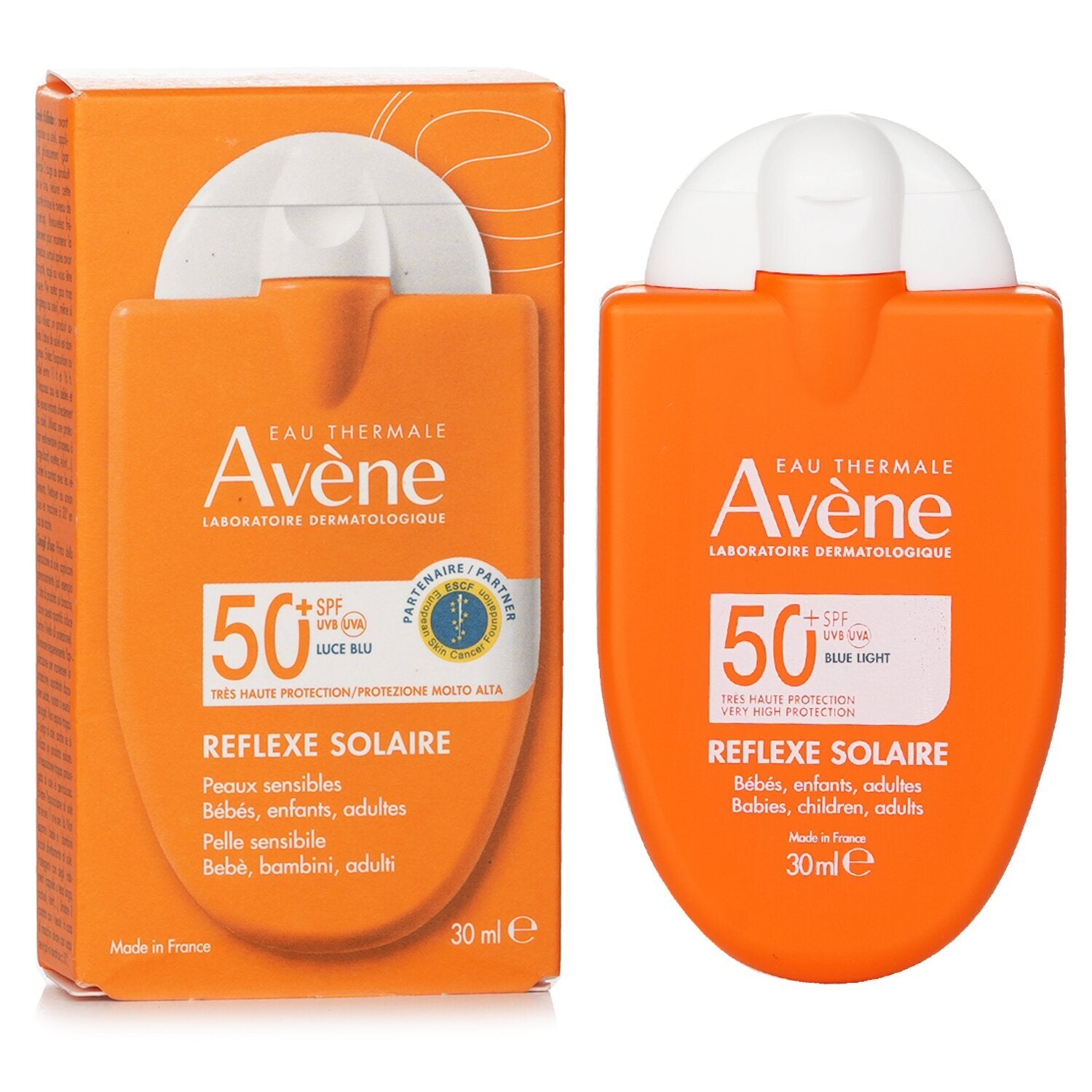 Avène Sun Very High Protection Réflexe Solaire Sensitive Skin SPF50+ 30ml