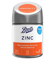 Boots Zinc 15mg Tablets