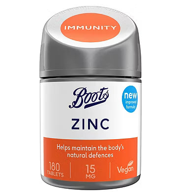 Boots Zinc 15mg Tablets