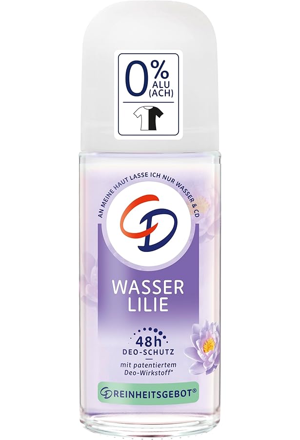 مزيل عرق سي دي رول أون برائحة زنبق الماء يدوم 48 ساعة