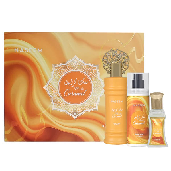 MUSK CARAMEL Non Alcoholic Gift Set By Naseem