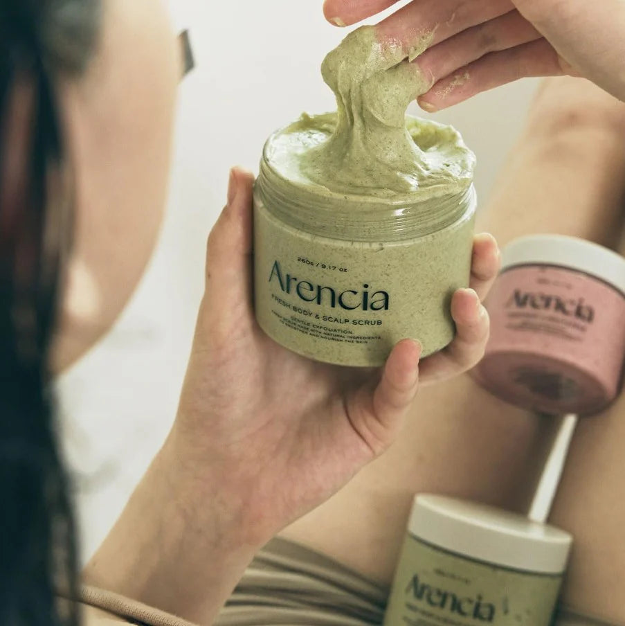 Arencia Fresh Cloud Body & Scalp Scrub White Tea & Neroli