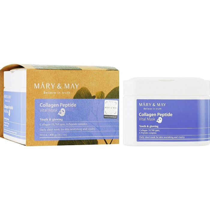 MARY & MAY Collagen Peptide Vital Mask