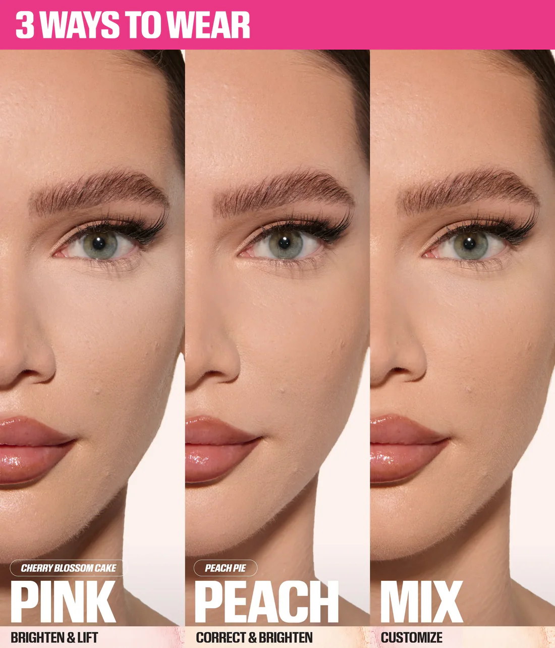 HUDA BEAUTY Easy Bake Loose Powder Brightening + Correcting Duo Cherry Peach