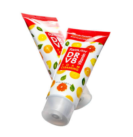 Farmstay Dr. V8 Vitamin Foam Cleansing