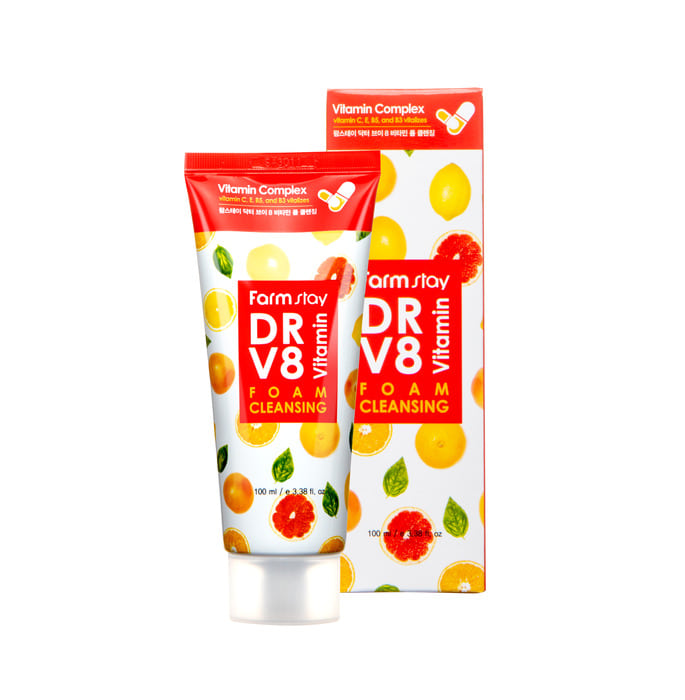 Farmstay Dr. V8 Vitamin Foam Cleansing