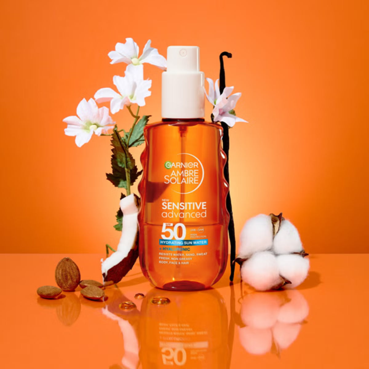 Garnier Ambre Solaire Advanced Sensitive Hydrating Sun Water SPF50