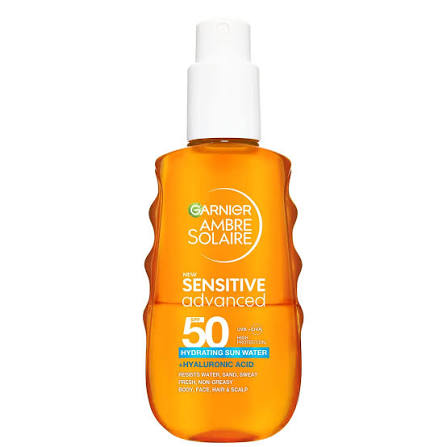 Garnier Ambre Solaire Advanced Sensitive Hydrating Sun Water SPF50