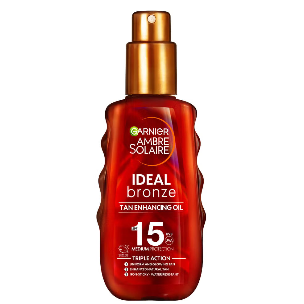 Garnier Ambre Solaire Ideal Bronze Protective Oil SPF15