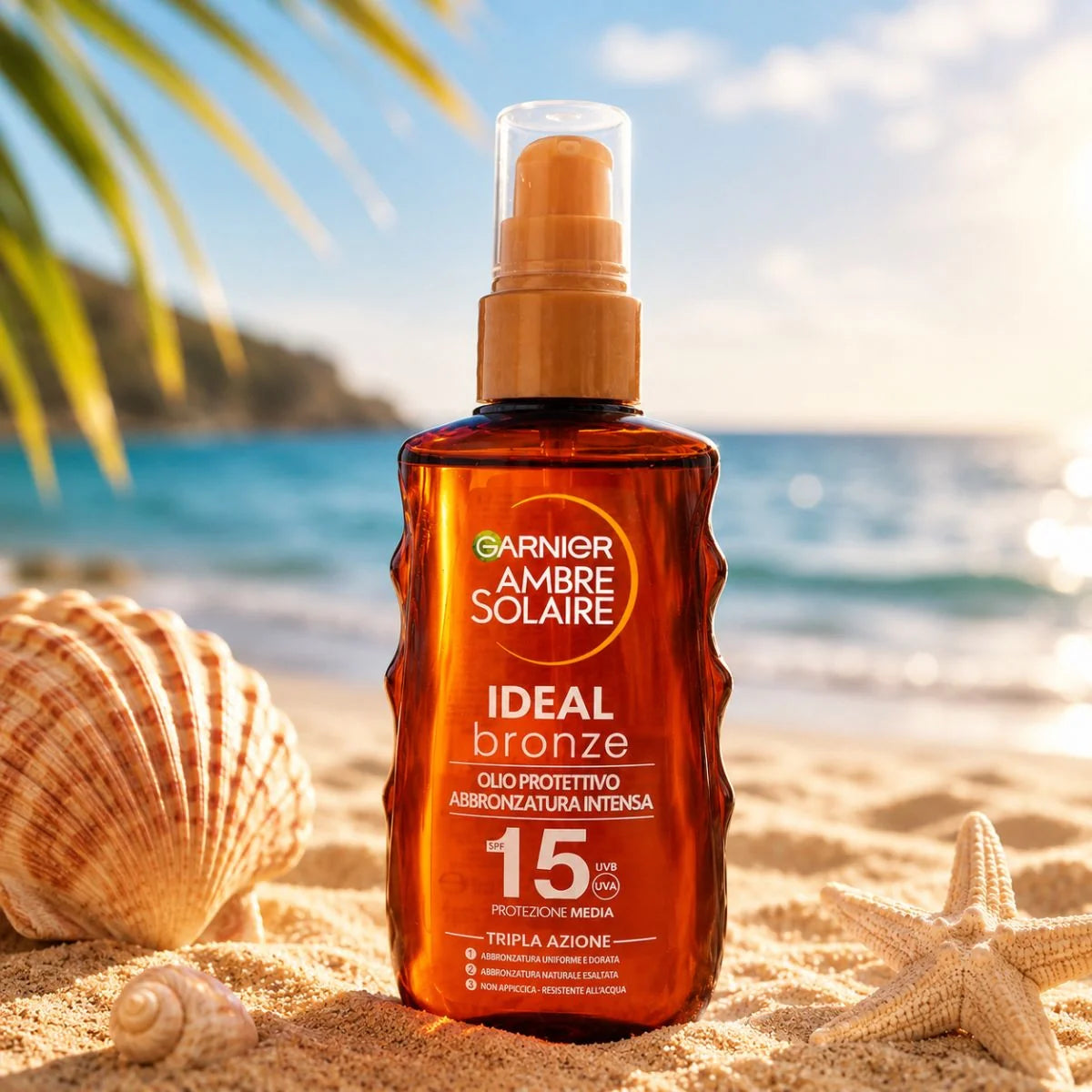 Garnier Ambre Solaire Ideal Bronze Protective Oil SPF15