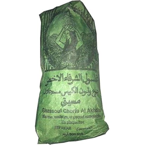 Ghassoul Al-Chorafaa Al-Akhdar 100% Pure and Authentic Moroccan Clay