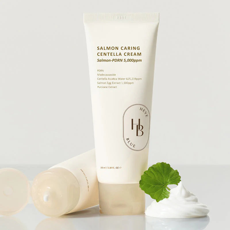 HEVEBLUE Salmon Caring Centella Cream ( New Version )
