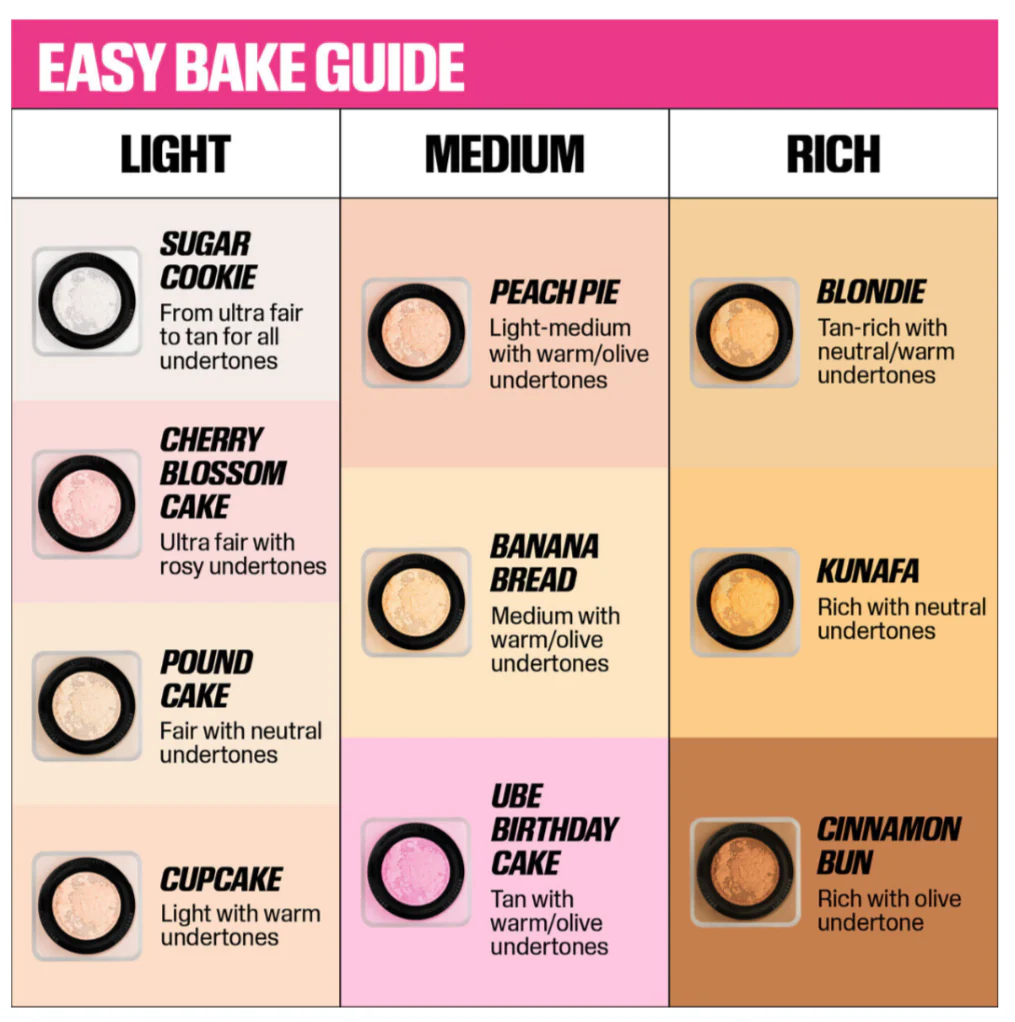Huda Beauty Easy Bake Loose Powder Cherry Blossom Cake