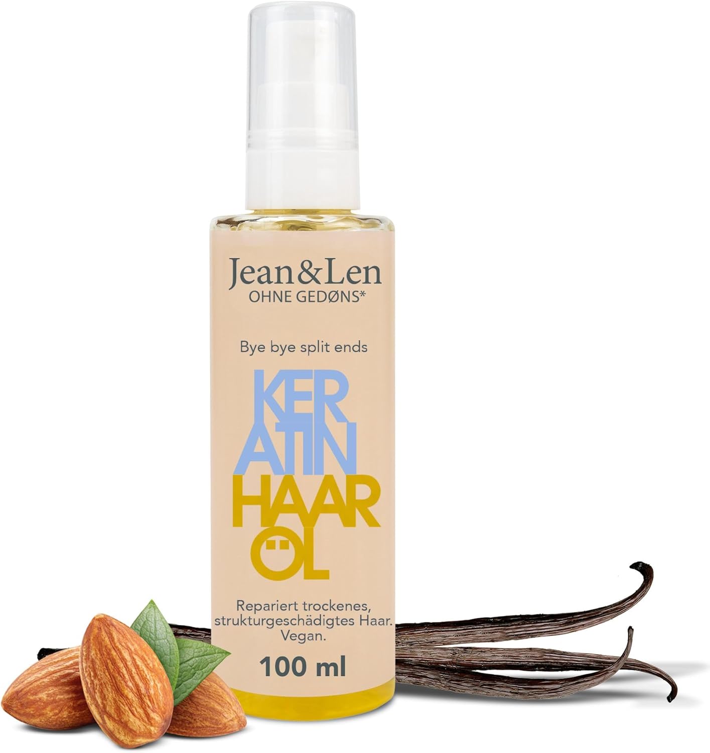 زيت جان آند لين لإصلاح الشعر بالكيراتين واللوز