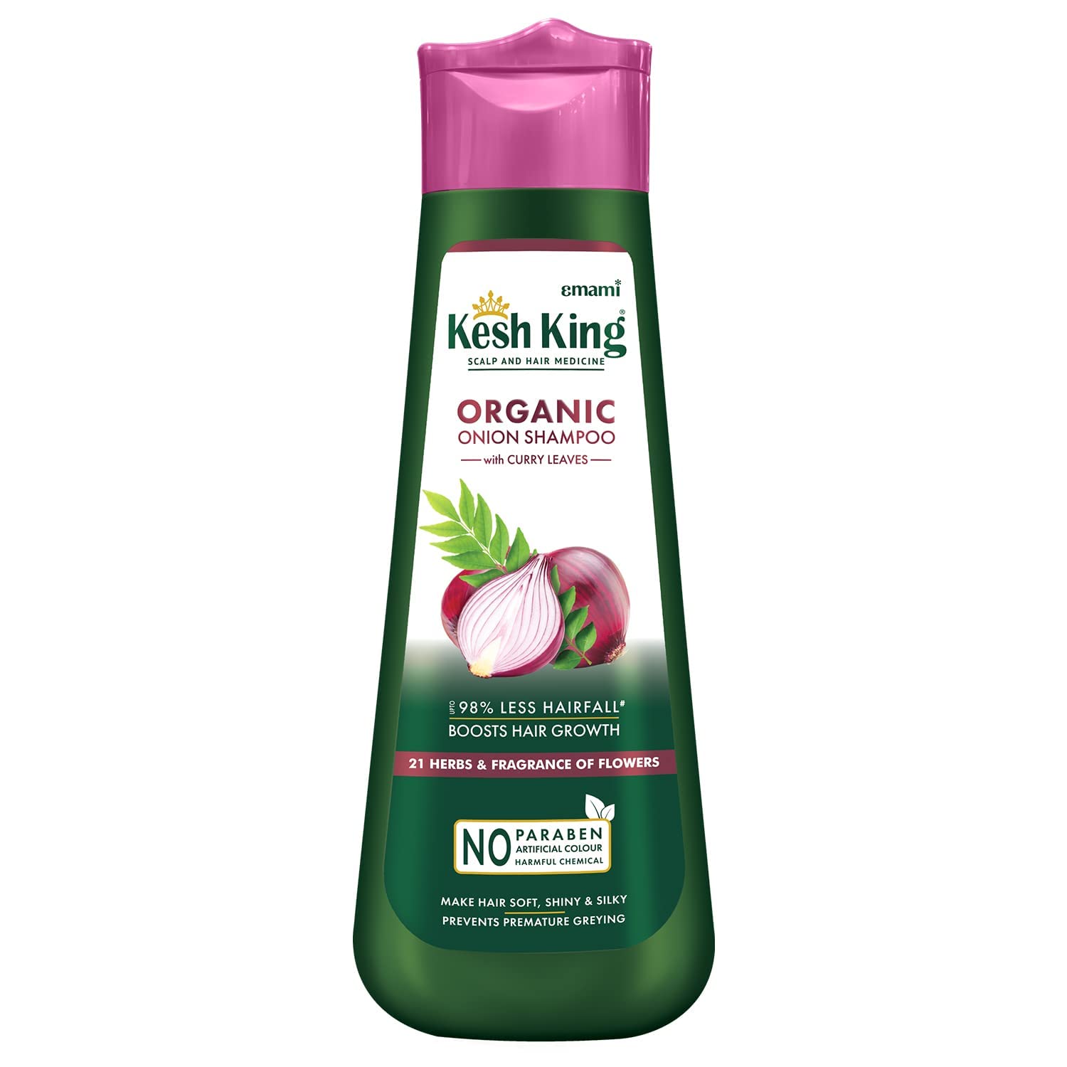 Kesh King Organic Onion Shampoo With Curry Leaves