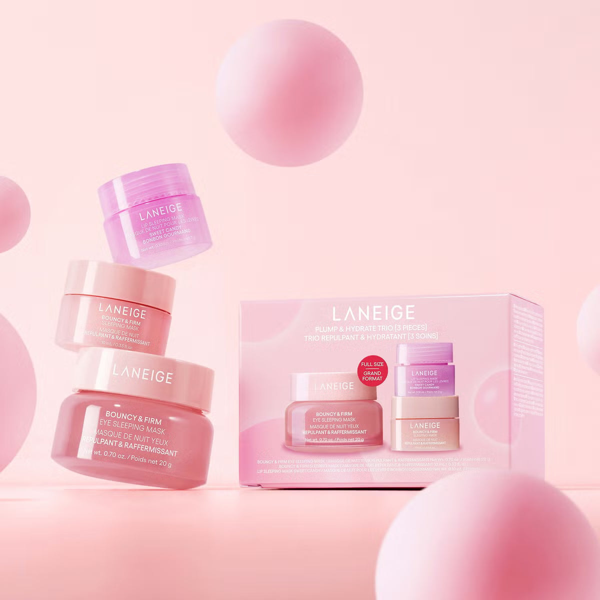 LANEIGE Plump & Hydrate trio set