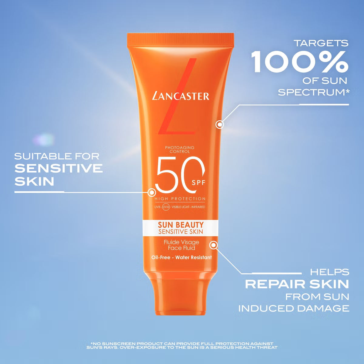 Lancaster Sun Beauty Sensitive Skin Face Fluid SPF50