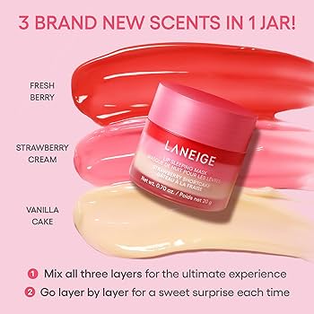 Laneige Berry Sweet Lip Trio Set