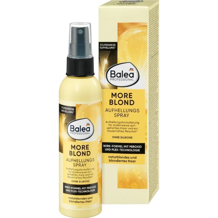 Balea PROFESSIONAL More Blond Lightening Spray For Natural and Dyed Blonde Hair