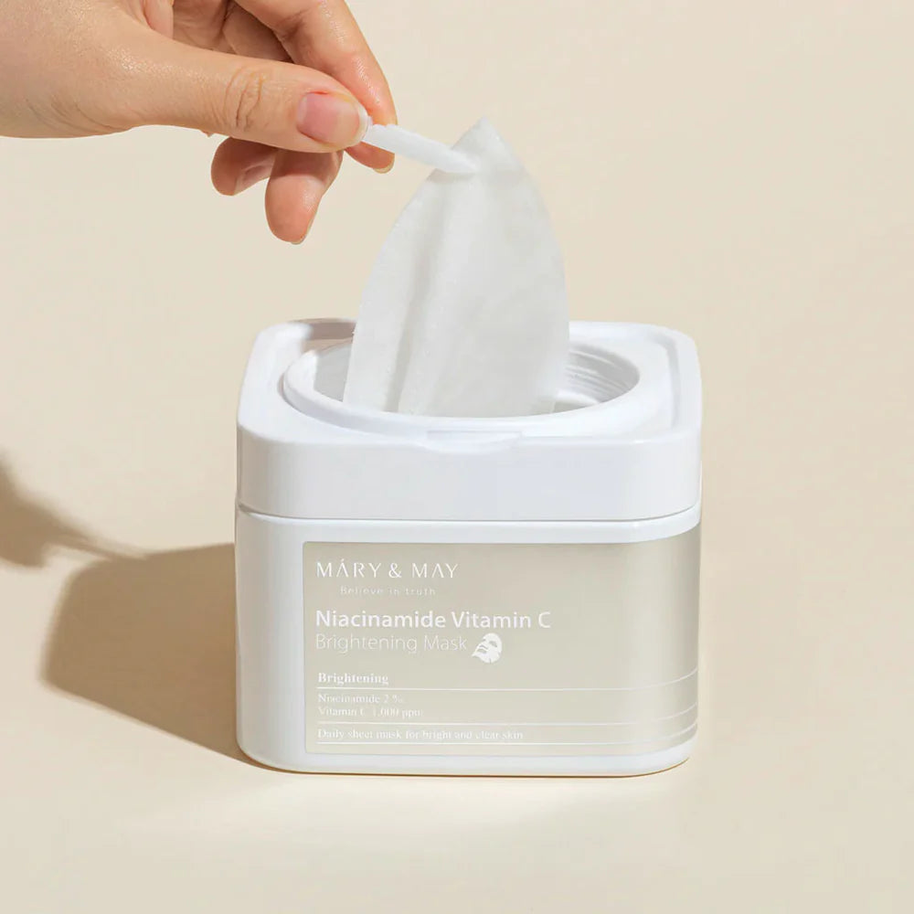 قناع ماري آند ماي لتفتيح البشرة بفيتامين سي والنياسيناميد