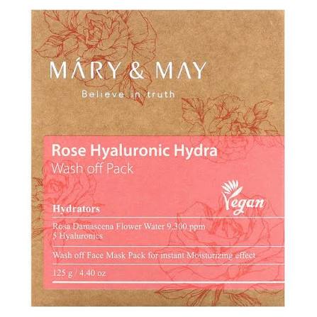 Mary&May Rose Hyaluronic Hydra Wash Off Pack
