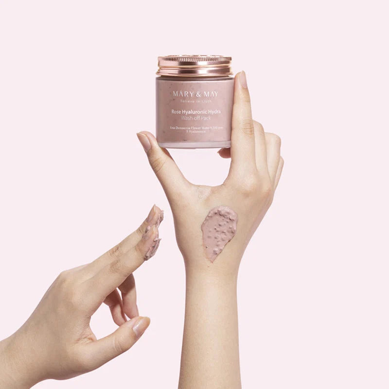 Mary&May Rose Hyaluronic Hydra Wash Off Pack