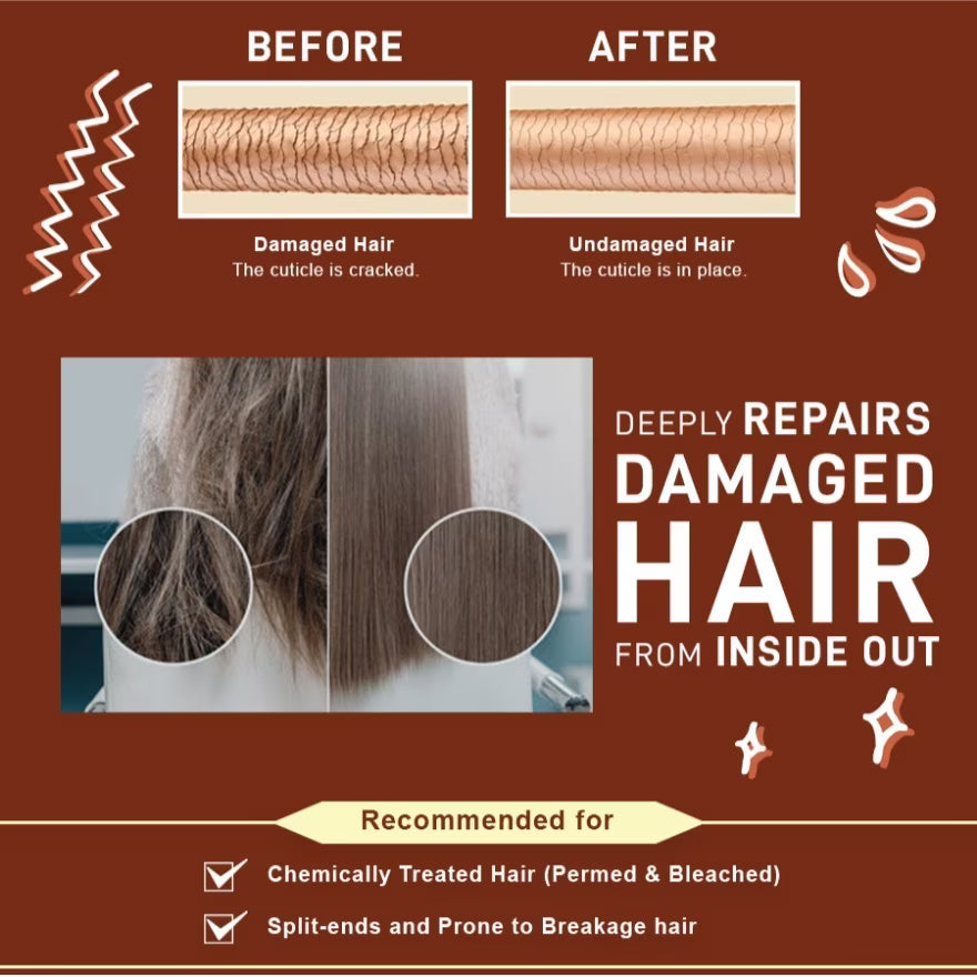 قناع معالجة الشعر مويست ديان لإصلاح التلف الإضافي