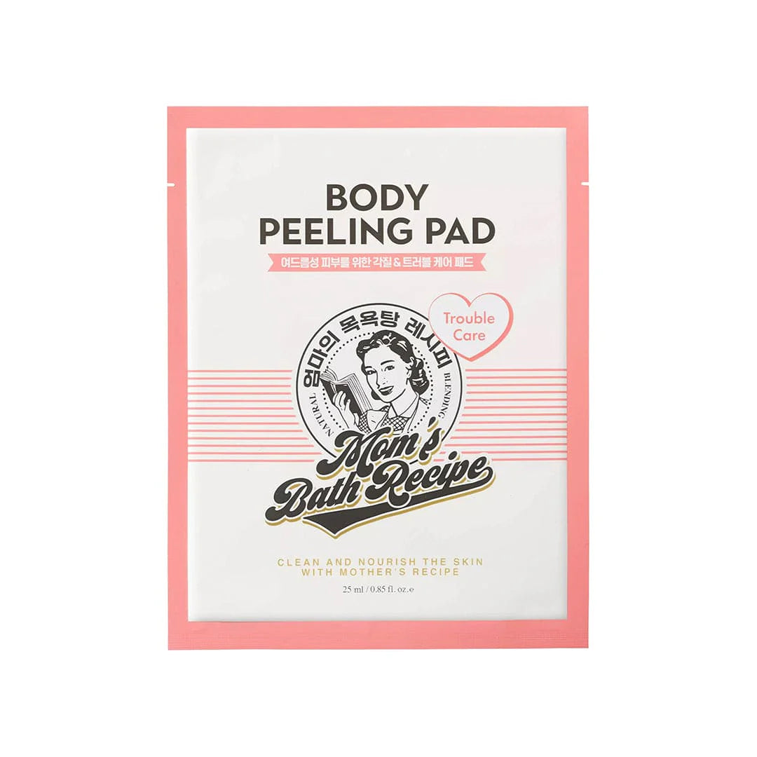 Mom's Bath Recipe Body Peeling Pad Trouble Care