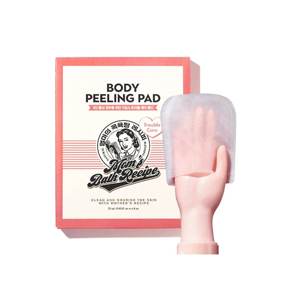 Mom's Bath Recipe Body Peeling Pad Trouble Care