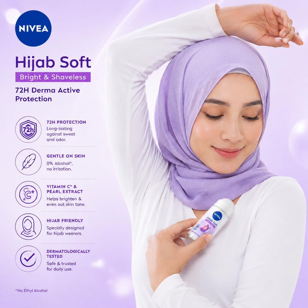 NIVEA Hijab Soft Roll-On Deodorant