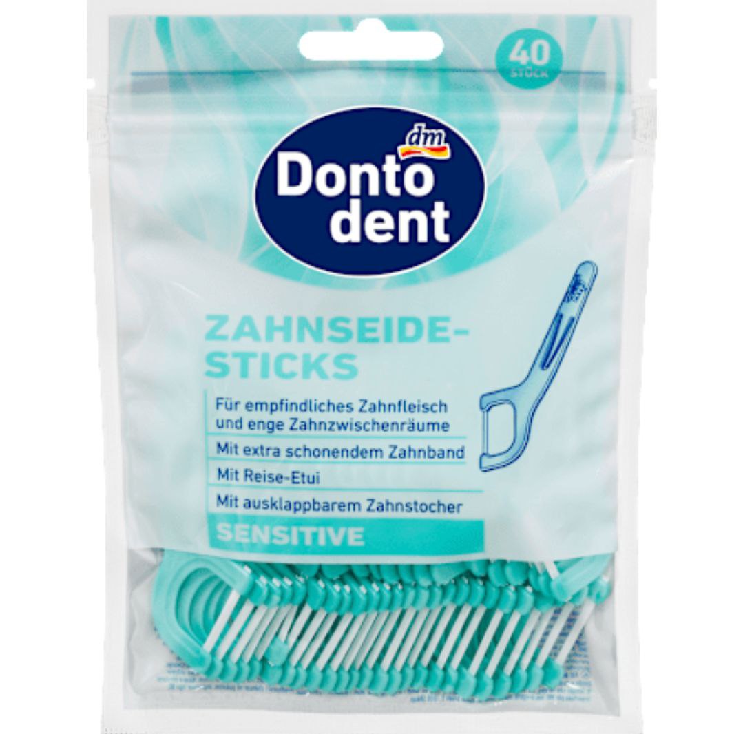 Dontodent Sensitive dental floss sticks
