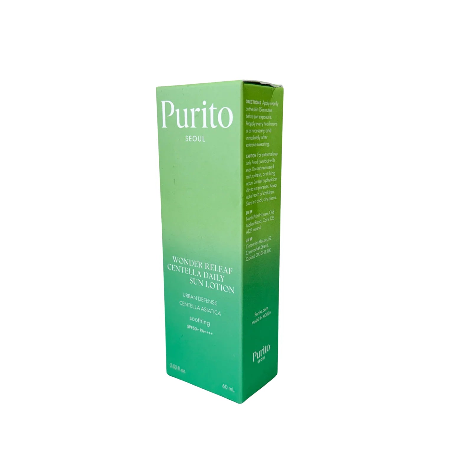 لوشن الشمس اليومي ووندر ريليف من بوريتو سيول بعامل حماية من الشمس 50+ PA++++