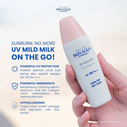 Skin Aqua UV Mild Milk SPF 50