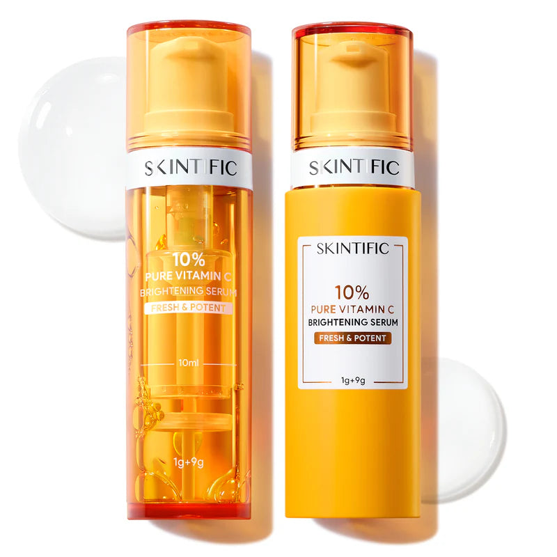 SKINTIFIC 10% Pure Vitamin C Brightening Serum Set