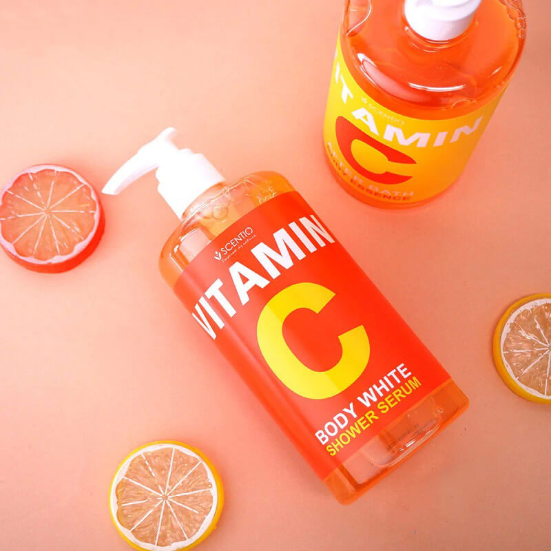 سيروم الاستحمام سينتيو بفيتامين سي لتفتيح الجسم