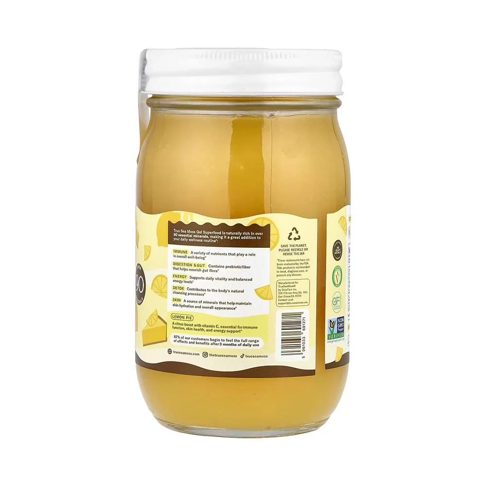 Sea Moss Gel Superfood lemon pie