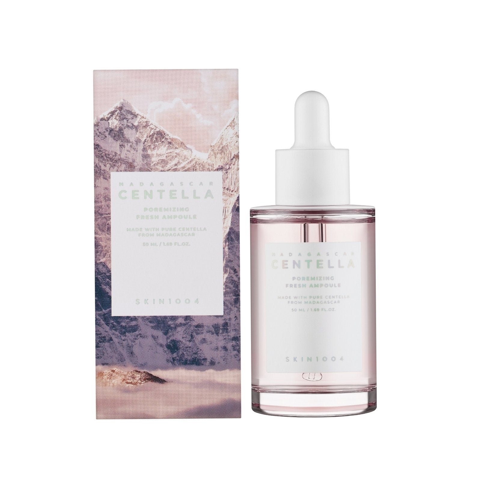 أمبولة سكين 1004 من مستخلص السنتيلا من مدغشقر لتفتيح المسام ومنع التعرق