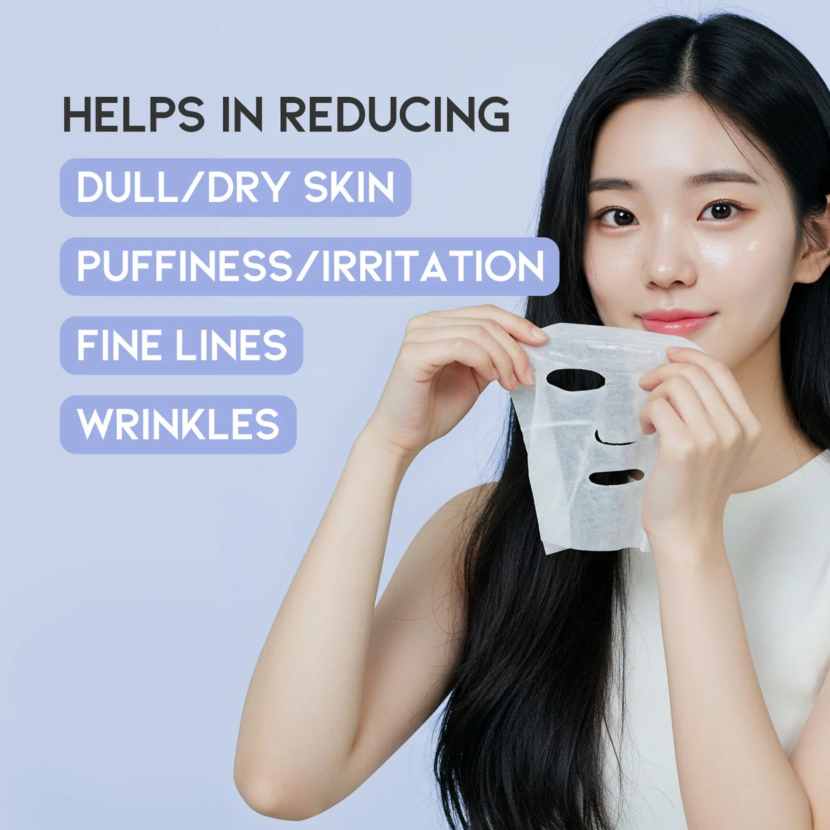 OOTD Triple Hyaluronic Acid Serum Glowing Sheet Mask