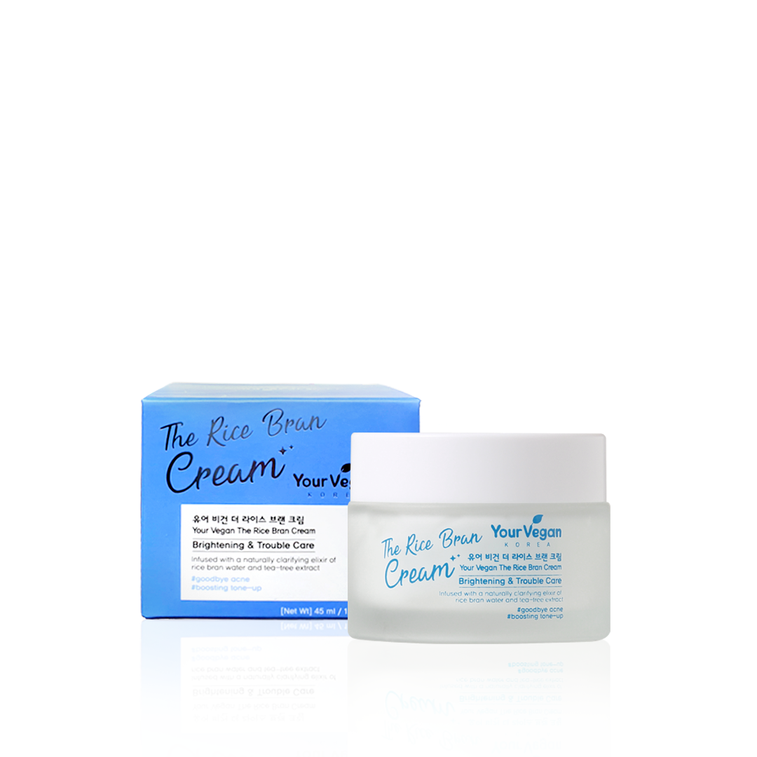 كريمة نخالة الأرز النباتية